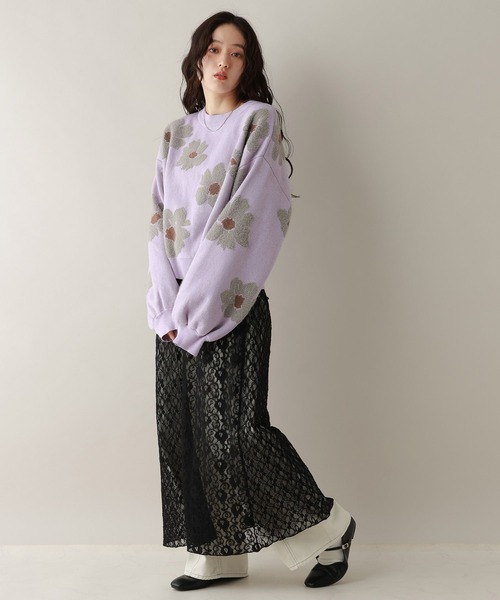 RAGEBLUE（レイジブルー）の「2WAY/パッチワークレーススカート（スカート・レディース・ホワイト/ブラック・FREE）」の19枚目の写真