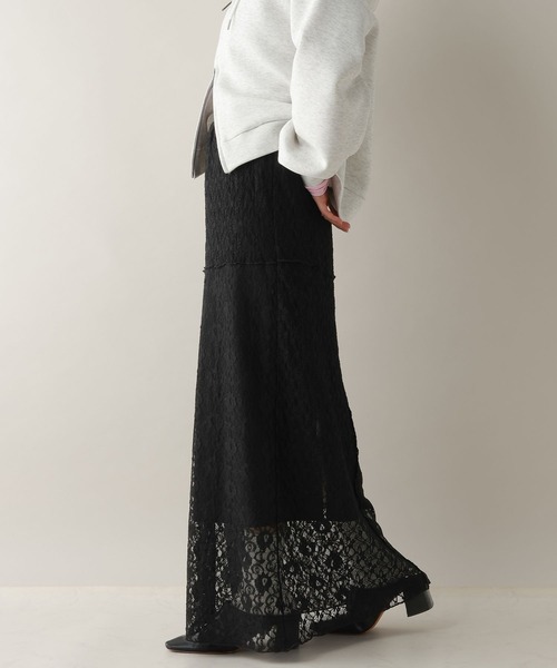RAGEBLUE（レイジブルー）の「2WAY/パッチワークレーススカート（スカート・レディース・ホワイト/ブラック・FREE）」の21枚目の写真