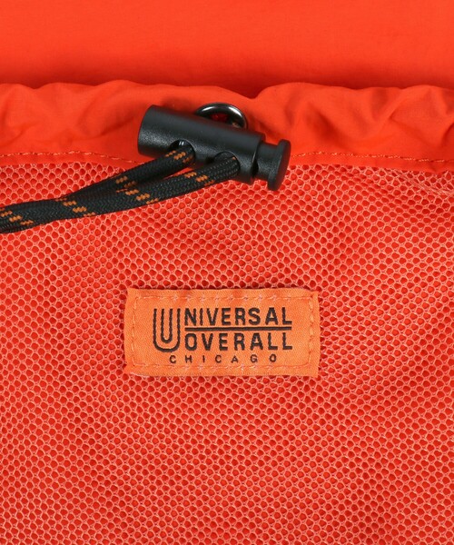 UNIVERSAL OVERALL(ユニバーサルオーバーオール)の「【UNIVERSALOVERALL / ユニバーサルオーバーオール】 フロントメッシュ ナップザック / リュック(バックパック/リュック・メンズ・モカ/オレンジ/ブラック・フリー)」の9枚目の写真