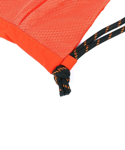 UNIVERSAL OVERALL(ユニバーサルオーバーオール)の「【UNIVERSALOVERALL / ユニバーサルオーバーオール】 フロントメッシュ ナップザック / リュック(バックパック/リュック・メンズ・モカ/オレンジ/ブラック・フリー)」の11枚目の写真