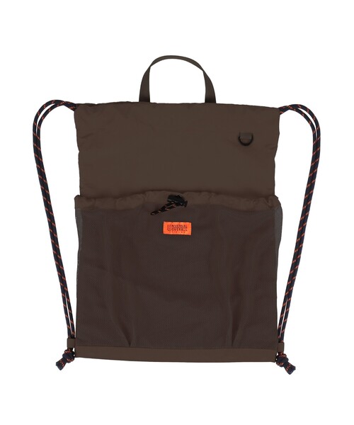 UNIVERSAL OVERALL(ユニバーサルオーバーオール)の「【UNIVERSALOVERALL / ユニバーサルオーバーオール】 フロントメッシュ ナップザック / リュック(バックパック/リュック・メンズ・モカ/オレンジ/ブラック・フリー)」の17枚目の写真