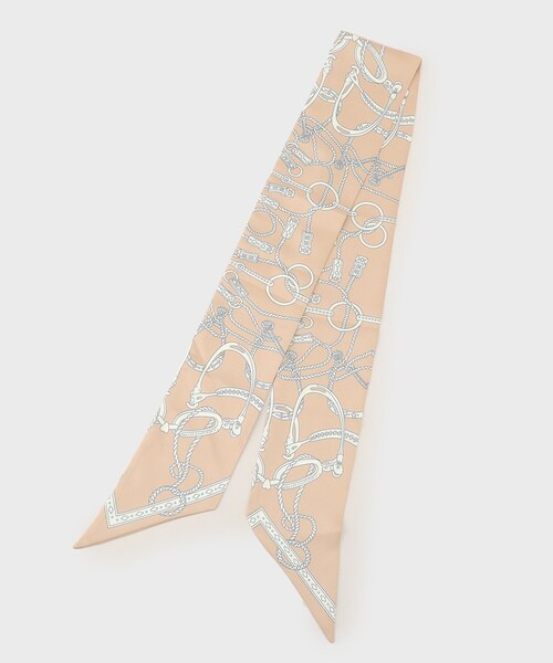 UNTITLED（アンタイトル）の「ナロースカーフ（バンダナ/スカーフ・レディース・ブルー系9/ライトグレー系4/ベージュ系4・99）」の2枚目の写真