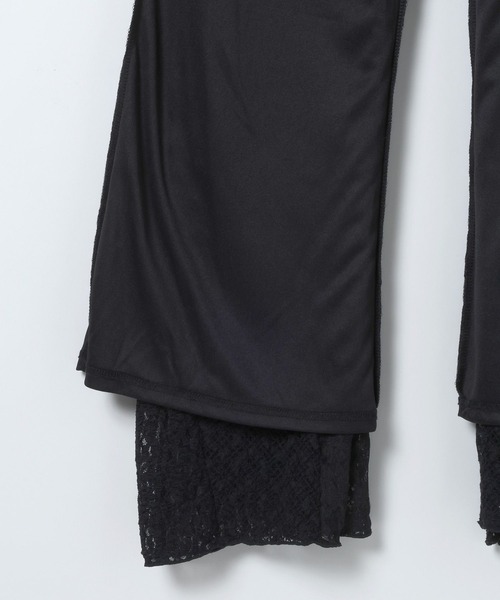 JEANASIS（ジーナシス）の「パッチワークレースパンツ/650168（その他パンツ・レディース・ブラック/ホワイト・FREE）」の10枚目の写真