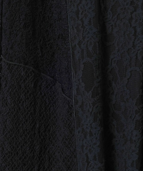 JEANASIS（ジーナシス）の「パッチワークレースパンツ/650168（その他パンツ・レディース・ブラック/ホワイト・FREE）」の12枚目の写真