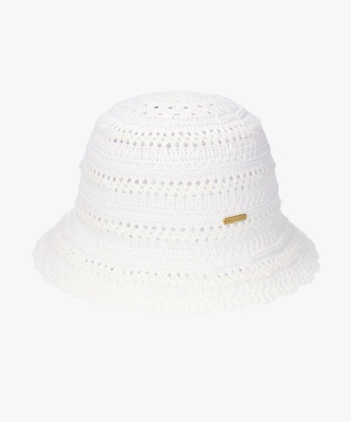 kaorinomori（カオリノモリ）の「kaorinomori  ミュアハット / カオリノモリ（ハット・レディース・ホワイト/ピンク/ライトブルー・M/57.5cm）」の6枚目の写真