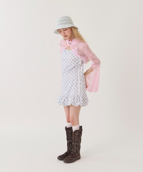 kaorinomori（カオリノモリ）の「kaorinomori  ミュアハット / カオリノモリ（ハット・レディース・ホワイト/ピンク/ライトブルー・M/57.5cm）」の11枚目の写真