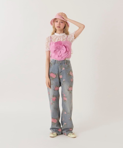 kaorinomori（カオリノモリ）の「kaorinomori  ミュアハット / カオリノモリ（ハット・レディース・ホワイト/ピンク/ライトブルー・M/57.5cm）」の17枚目の写真