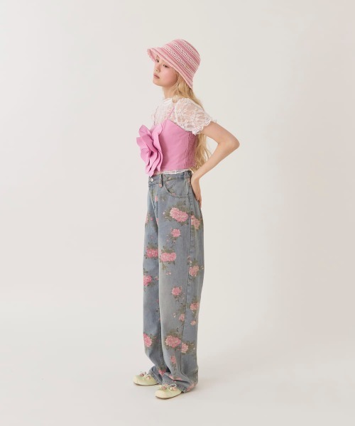 kaorinomori（カオリノモリ）の「kaorinomori  ミュアハット / カオリノモリ（ハット・レディース・ホワイト/ピンク/ライトブルー・M/57.5cm）」の18枚目の写真