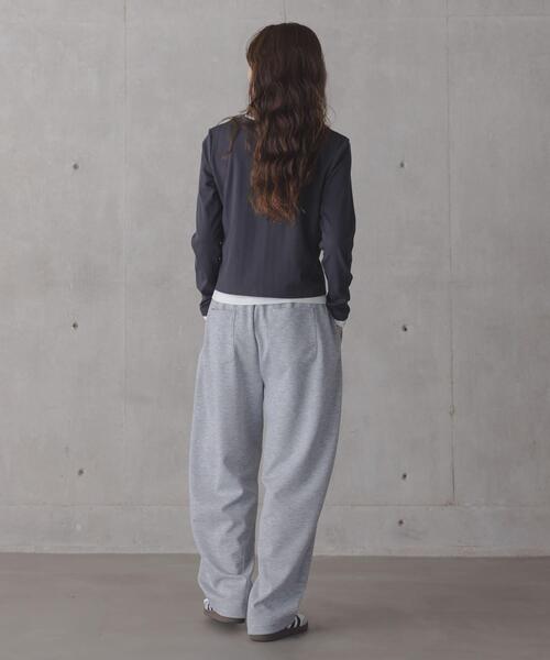 URBAN RESEARCH Sonny Label（アーバンリサーチサニーレーベル）の「『ZOZO先行予約』汗ジミ防止レイヤードライクカットプルオーバー（Tシャツ/カットソー・レディース・ピンク/チャコールグレー/グレー・FREE）」の16枚目の写真