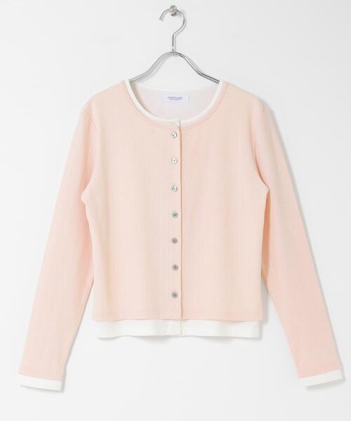 URBAN RESEARCH Sonny Label（アーバンリサーチサニーレーベル）の「『ZOZO先行予約』汗ジミ防止レイヤードライクカットプルオーバー（Tシャツ/カットソー・レディース・ピンク/チャコールグレー/グレー・FREE）」の5枚目の写真