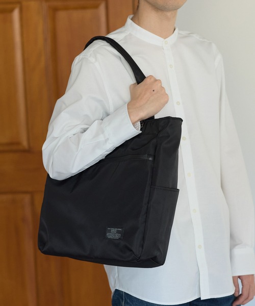 GUSCIO UOMO（グッシオ ウォーモ）の「【グッシオ　ウォーモ】ナイロントートバッグ　撥水　軽量　通学（ビジネスバッグ・メンズ・ネイビー/カーキ/ブラック・FREE）」の5枚目の写真