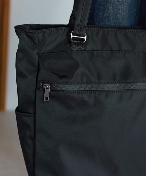 GUSCIO UOMO（グッシオ ウォーモ）の「【グッシオ　ウォーモ】ナイロントートバッグ　撥水　軽量　通学（ビジネスバッグ・メンズ・ネイビー/カーキ/ブラック・FREE）」の15枚目の写真