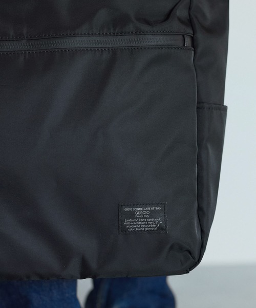 GUSCIO UOMO（グッシオ ウォーモ）の「【グッシオ　ウォーモ】ナイロントートバッグ　撥水　軽量　通学（ビジネスバッグ・メンズ・ネイビー/カーキ/ブラック・FREE）」の16枚目の写真