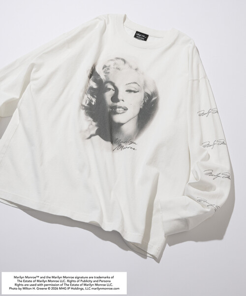 別注 マリリン・モンロー L/Sカットソー “Glamour”（Tシャツ