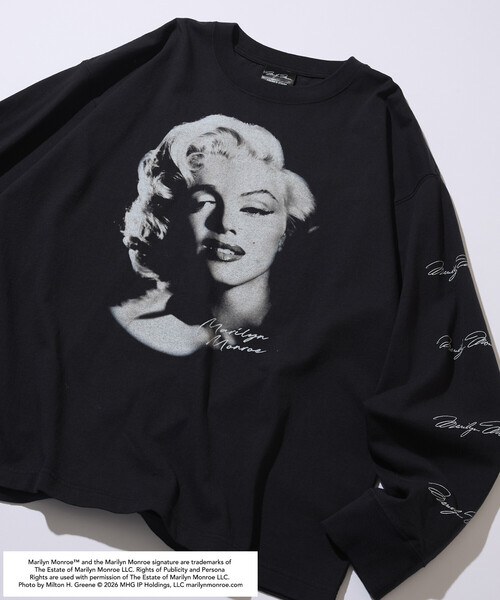 別注 マリリン・モンロー L/Sカットソー “Glamour”（Tシャツ