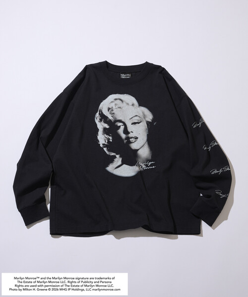 セール】別注 マリリン・モンロー L/Sカットソー “Glamour”（Tシャツ