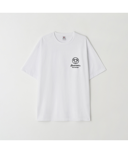 BOOVOOM（ブーブーム）の「[ビッグサイズ]シグニチャーステートメントTシャツ（Tシャツ/カットソー・メンズ・ブラック/ブラウン/ホワイト・XL/XXL/XXX-LARGE）」の2枚目の写真