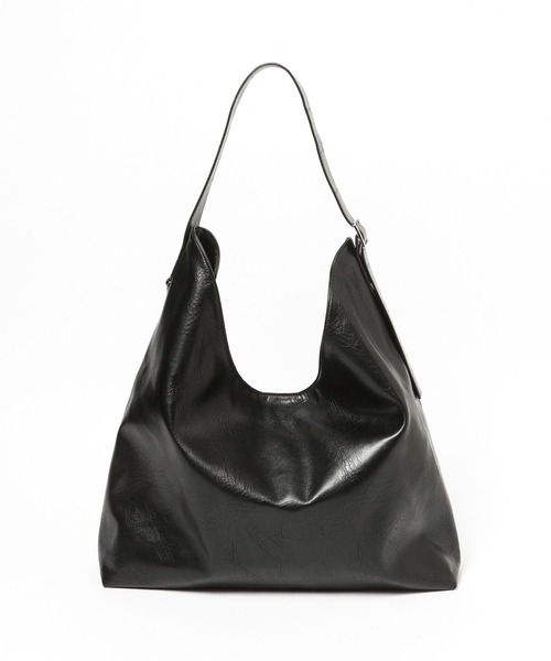 LEPSIM（レプシィム）の「2WAYビッグショルダー　643375（ショルダーバッグ・レディース・ブラック/ライトブラウン・ONE SIZE）」の6枚目の写真