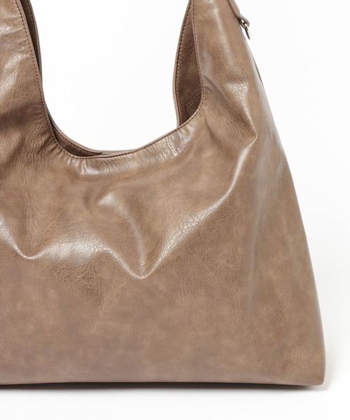 LEPSIM（レプシィム）の「2WAYビッグショルダー　643375（ショルダーバッグ・レディース・ブラック/ライトブラウン・ONE SIZE）」の15枚目の写真