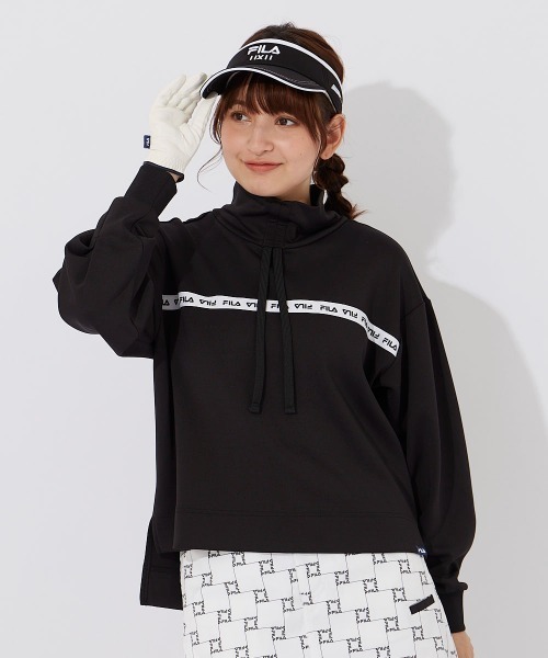FILA GOLF(フィラゴルフ )の「ダンボールニットプルオーバー(Tシャツ/カットソー・レディース・ブラック・LARGE/X-LARGE/MEDIUM)」の2枚目の写真