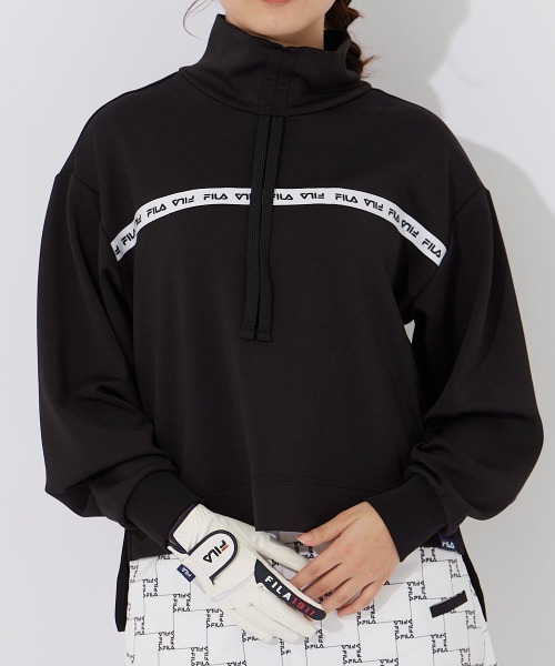FILA GOLF(フィラゴルフ )の「ダンボールニットプルオーバー(Tシャツ/カットソー・レディース・ブラック・LARGE/X-LARGE/MEDIUM)」の6枚目の写真