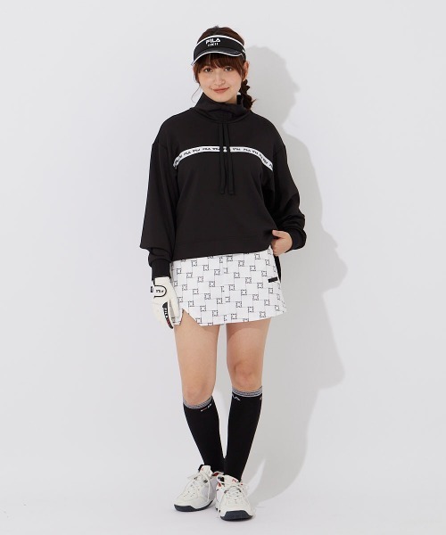 FILA GOLF(フィラゴルフ )の「ダンボールニットプルオーバー(Tシャツ/カットソー・レディース・ブラック・LARGE/X-LARGE/MEDIUM)」の3枚目の写真