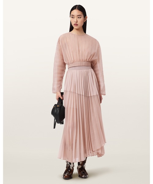 ALLSAINTS(オールセインツ)の「MICAELA PLEATED SKIRT | MICAELA プリーツ スカート(スカート・レディース・ライラック系・6/8/10/4)」の1枚目の写真