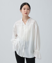 LEPSIM | レースカフススキッパーブラウス　634640(シャツ/ブラウス)