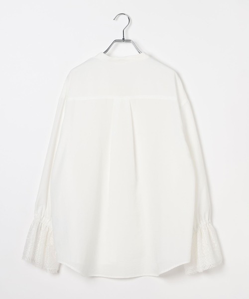 LEPSIM（レプシィム）の「レースカフススキッパーブラウス　634640（シャツ/ブラウス・レディース・ブラック/オフホワイト・FREE）」の16枚目の写真