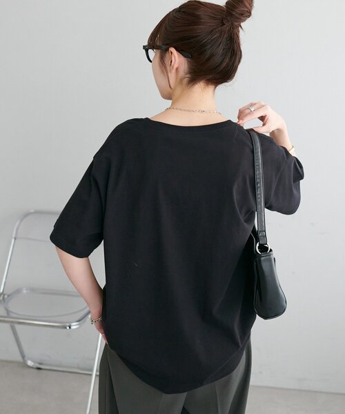 DISCOAT（ディスコート）の「【Enlude】アソートカラーロゴTシャツ《ユニセックス》（Tシャツ/カットソー・レディース・ブラック/ピンク/グリーン系・FREE）」の7枚目の写真
