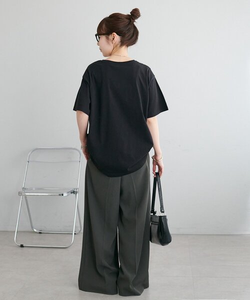 DISCOAT（ディスコート）の「【Enlude】アソートカラーロゴTシャツ《ユニセックス》（Tシャツ/カットソー・レディース・ブラック/ピンク/グリーン系・FREE）」の10枚目の写真