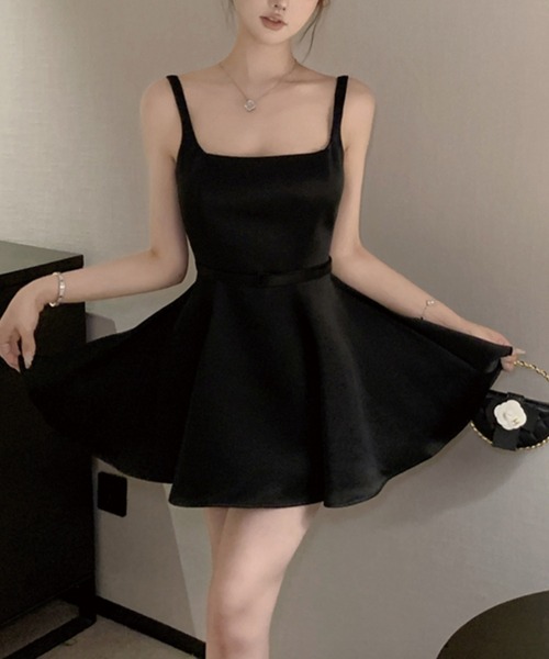ADDITION STORE（アディションストア）の「＼お人形さんシルエット♪／ ドール ワンピース / asrin（ワンピース・レディース・ベージュ/ブラック・SMALL/MEDIUM/LARGE）」の3枚目の写真