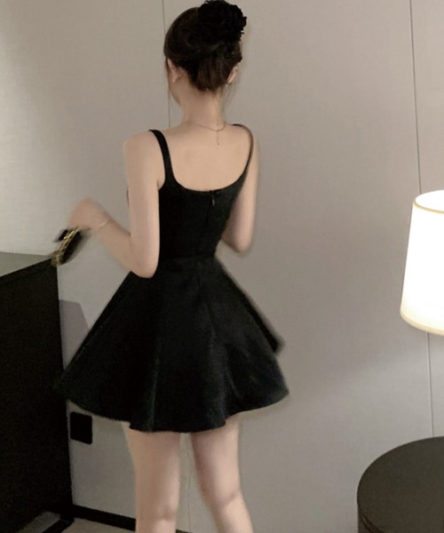ADDITION STORE（アディションストア）の「＼お人形さんシルエット♪／ ドール ワンピース / asrin（ワンピース・レディース・ベージュ/ブラック・SMALL/MEDIUM/LARGE）」の22枚目の写真