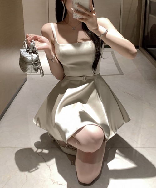 ADDITION STORE（アディションストア）の「＼お人形さんシルエット♪／ ドール ワンピース / asrin（ワンピース・レディース・ベージュ/ブラック・SMALL/MEDIUM/LARGE）」の14枚目の写真