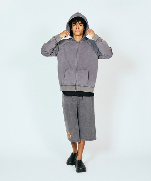 THRIFTY LOOK(スリフティールック)の「THRIFTY LOOK / スリフティールック VIET-NAM EMBROIDERY ZIP-UP PARKA ショート丈 刺繍 ジップアップパーカー(パーカー・メンズ・ブラック/グレー・LARGE/MEDIUM/SMALL)」の12枚目の写真