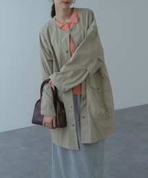 refinedworks（リファインドワークス）の「【refinedworks】ミリタリー な雰囲気が漂う ナイロン 春コート！（ミリタリージャケット）」