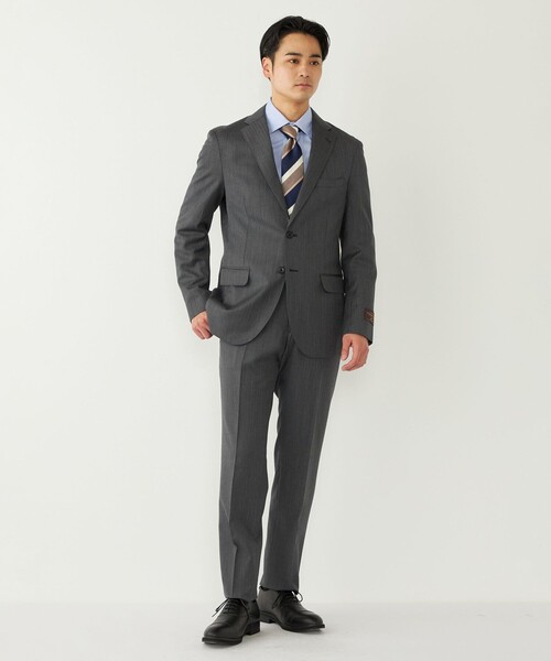 SHIPS Colors（シップス カラーズ）の「SHIPS Colors:CANONICO ペレニアル スーツ スラックス(セットアップ対応可能)（スーツパンツ・メンズ・チャコールグレー/ネイビー・48/50/46）」の13枚目の写真