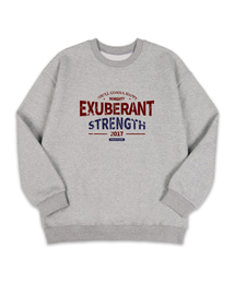 BEMIGHTY（ビーマイティー）の「レトロレタリングオーバーフィット特裏毛スウェットシャツ[メラングレー]（スウェット）」