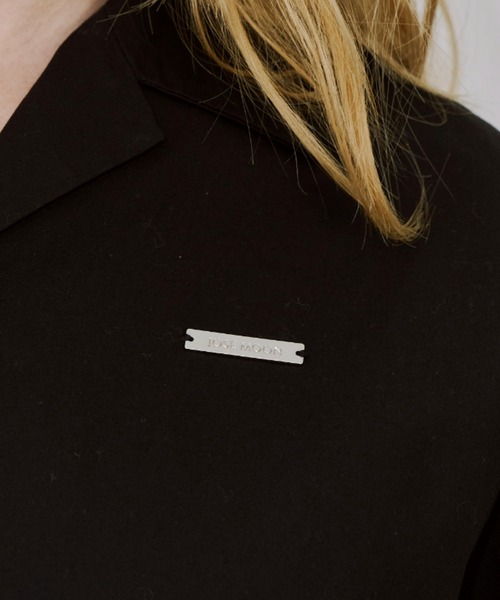 JOSE MOON（ジョゼムーン）の「DEFORMATION COVER SHIRT/デフォメーションカバーシャツ（シャツ/ブラウス・レディース・ブラック/ホワイト・FREE）」の13枚目の写真