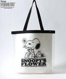 SNOOPY | PEANUTS/ピーナッツコラボ FRUIT OF THE LOOM/フルーツオブザルーム スヌーピー クリアバッグ/トートバッグ/レディース メンズ(トートバッグ)