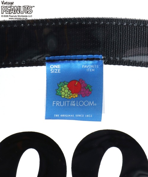 SNOOPY（スヌーピー）の「PEANUTS/ピーナッツコラボ FRUIT OF THE LOOM/フルーツオブザルーム スヌーピー クリアバッグ/トートバッグ/レディース メンズ（トートバッグ・レディース・クリア/ブルー/ブラック・FREE）」の15枚目の写真