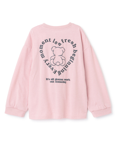 セール】バックイラスト長袖Tシャツ（Tシャツ/カットソー）｜minimal