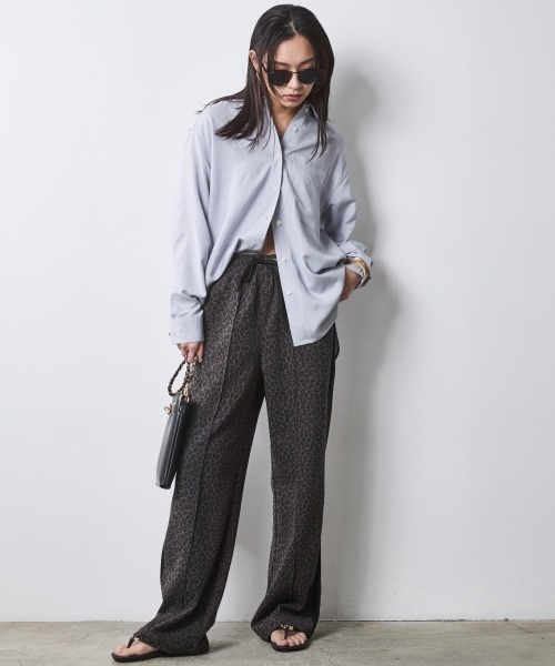 CHIC STYLE(シックスタイル)の「レーヨン麻シャツ<大きいサイズ有>シックスタイル(シャツ/ブラウス・レディース・ネイビー/サックスブルー・L/LL/3L/4L/5L/M)」の17枚目の写真