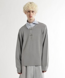 HARE | メタルボタンヘンリーネックプルオーバー(HARE)(ニット/セーター)