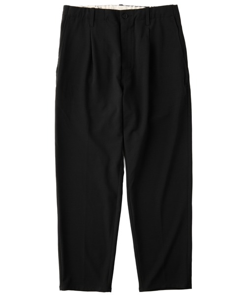 UNIVERSAL OVERALL（ユニバーサルオーバーオール）の「UNIVERSAL OVERALL / Addictive OX TUCK TAPERED / タックテーパードスラックス（スラックス・メンズ・ダークグレー/ブラック・28/30/32/34）」の7枚目の写真