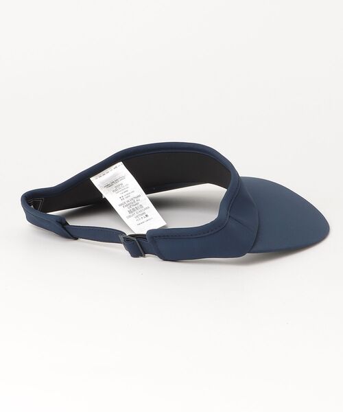 adidas（アディダス）の「ウィメンズ ワイド ツアーバイザー【adidas Golf/アディダスゴルフ】（サンバイザー・レディース・ホワイト/ブルー・MEDIUM）」の3枚目の写真