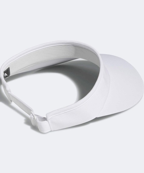 adidas（アディダス）の「ウィメンズ ワイド ツアーバイザー【adidas Golf/アディダスゴルフ】（サンバイザー・レディース・ホワイト/ブルー・MEDIUM）」の4枚目の写真