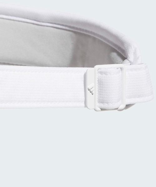 adidas（アディダス）の「ウィメンズ ワイド ツアーバイザー【adidas Golf/アディダスゴルフ】（サンバイザー・レディース・ホワイト/ブルー・MEDIUM）」の6枚目の写真