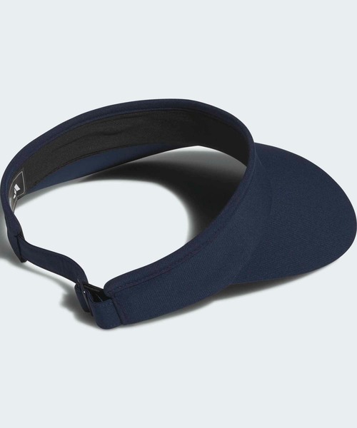 adidas（アディダス）の「ウィメンズ ワイド ツアーバイザー【adidas Golf/アディダスゴルフ】（サンバイザー・レディース・ホワイト/ブルー・MEDIUM）」の7枚目の写真