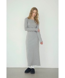 ALEXIA STAM（アリシアスタン）の「Back Adjuster Long Sleeve Rib Dress /パッドinバックアジャスターワンピ（ワンピース）」